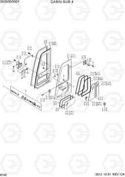 6140 CABIN 4 20/25/30/33DF-7, Hyundai