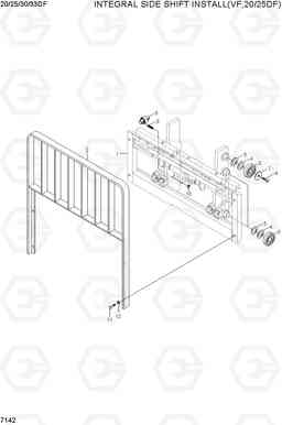 7142 INTEGRAL S-SHIFT INSTALL(VF,20/25DF) 20/25/30/33DF-7, Hyundai