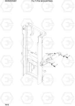 7610 TILT PIN MOUNTING 20/25/30/33DF-7, Hyundai