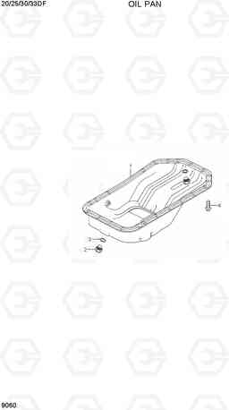 9060 OIL PAN 20/25/30/33DF-7, Hyundai