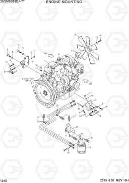 1010 ENGINE MOUNTING 20/25/30/33DF-7T, Hyundai