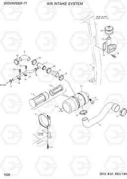 1020 AIR INTAKE SYSTEM 20/25/30/33DF-7T, Hyundai