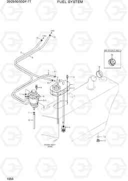 1050 FUEL SYSTEM 20/25/30/33DF-7T, Hyundai