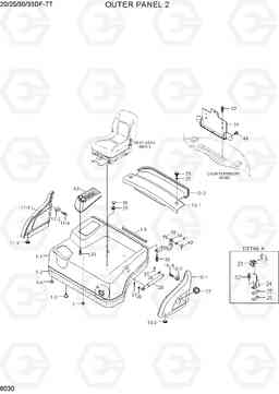 6030 OUTER PANEL 2 20/25/30/33DF-7T, Hyundai