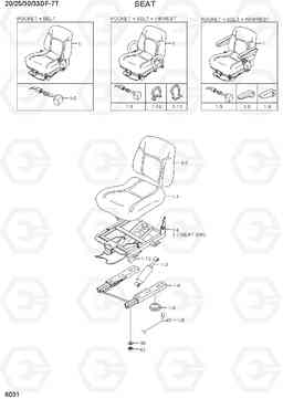 6031 SEAT (LOCAL) 20/25/30/33DF-7T, Hyundai