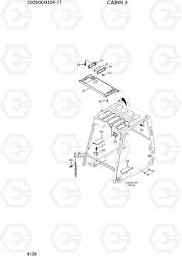 6130 CABIN 3 20/25/30/33DF-7T, Hyundai