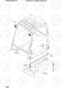 6200 PARTIAL CABIN GROUP 20/25/30/33DF-7T, Hyundai