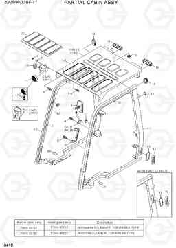 6410 PARTIAL CABIN ASSY 20/25/30/33DF-7T, Hyundai