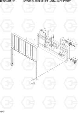 7042 INTEGRAL S-SHIFT INSTALL (V,20/25DF) 20/25/30/33DF-7T, Hyundai