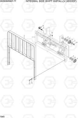 7043 INTEGRAL S-SHIFT INSTALL (V,30/33DF) 20/25/30/33DF-7T, Hyundai