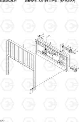 7252 INTEGRAL S-SHIFT INSTALL (TF,20/25DF) 20/25/30/33DF-7T, Hyundai