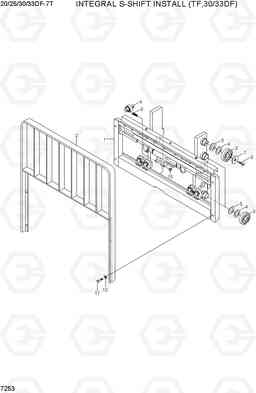 7253 INTEGRAL S-SHIFT INSTALL (TF,30/33DF) 20/25/30/33DF-7T, Hyundai