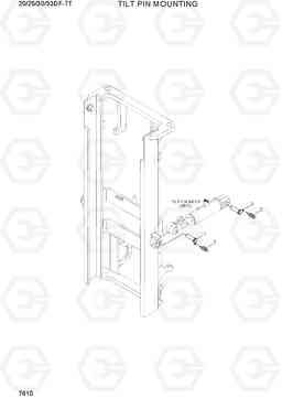 7610 TILT PIN MOUNTING 20/25/30/33DF-7T, Hyundai