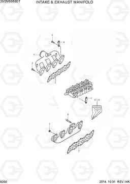 9200 INTAKE & EXHAUST MANIFOLD 20/25/30/33DF-7T, Hyundai