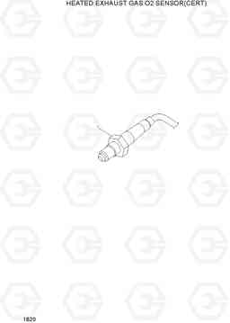 1B20 HEATED EXHAUST GAS O2 SENSOR(CERT) 20G/25G/30G-7, Hyundai