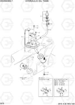 3070 HYDRAULIC OIL TANK 20G/25G/30G-7, Hyundai