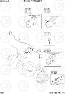 5070 BRAKE PIPING(OLD) 20G/25G/30G-7, Hyundai