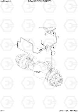 5071 BRAKE PIPING(NEW) 20G/25G/30G-7, Hyundai