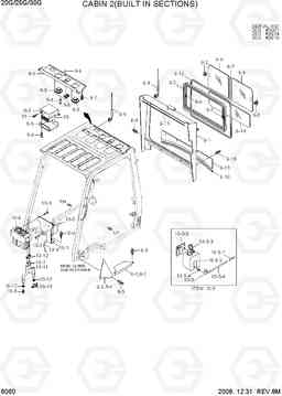 6060 CABIN 2(BUILT IN SECTION) 20G/25G/30G-7, Hyundai