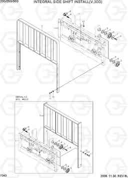 7043 INTEGRAL SIDE SHIFT INSTALL(V,30G) 20G/25G/30G-7, Hyundai