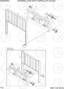 7142 INTEGRAL SIDE SHIFT INSTALL(VF,20/25G) 20G/25G/30G-7, Hyundai