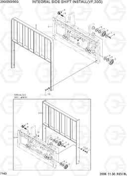 7143 INTEGRAL SIDE SHIFT INSTALL(VF,30G) 20G/25G/30G-7, Hyundai