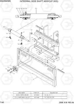 7145 INTEGRAL SIDE SHIFT ASSY(VF,30G) 20G/25G/30G-7, Hyundai