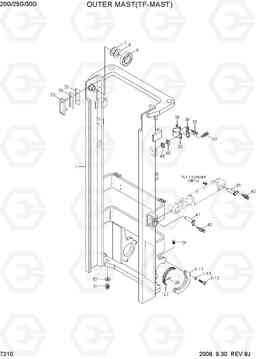 7210 OUTER MAST(TF-MAST) 20G/25G/30G-7, Hyundai