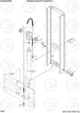 7430 INNER MAST(TS-MAST) 20G/25G/30G-7, Hyundai