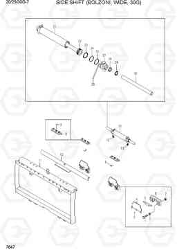 7647 SIDE SHIFT (BOLZONI, WIDE, 30G) 20G/25G/30G-7, Hyundai