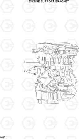 9070 ENGINE SUPPORT BRACKET 20G/25G/30G-7, Hyundai