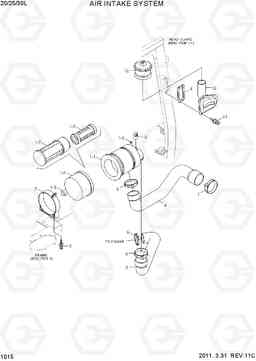 1015 AIR INTAKE SYSTEM 20L/25L/30L-7, Hyundai