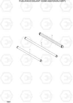 1A41 FUEL/VAC/COOLANT HOSE ASSY(NON-CERT) 20L/25L/30L-7, Hyundai