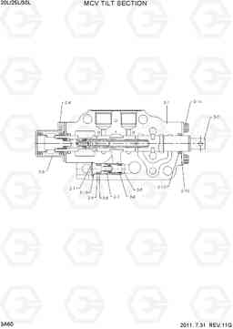 3A60 MCV TILT SECTION 20L/25L/30L-7, Hyundai