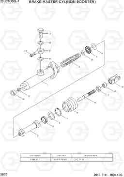 3B30 BRAKE MASTER CYL(NON BOOSTER) 20L/25L/30L-7, Hyundai