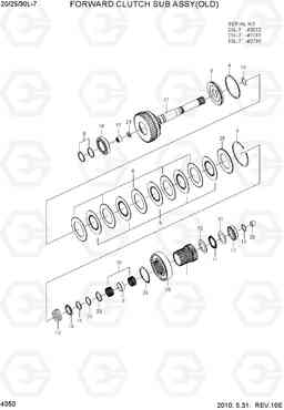 4050 FORWARD CLUTCH SUB ASSY(OLD) 20L/25L/30L-7, Hyundai