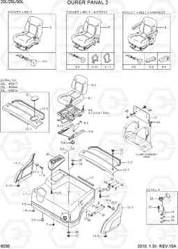 6030 OUTER PANEL 2 20L/25L/30L-7, Hyundai