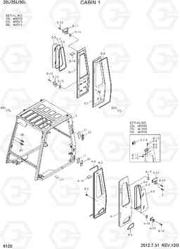 6120 CABIN 1 20L/25L/30L-7, Hyundai