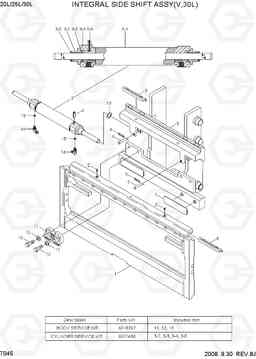 7045 INTEGRAL SIDE SHIFT ASSY(V,30L) 20L/25L/30L-7, Hyundai