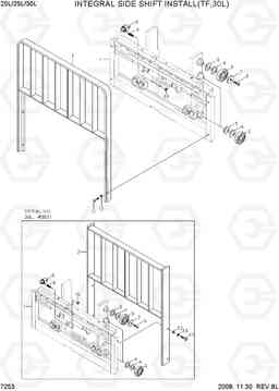 7253 INTEGRAL SIDE SHIFT INSTALL(TF,30L) 20L/25L/30L-7, Hyundai