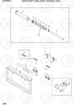 7646 SIDE SHIFT (BOLZONI, DOUBLE, 30L) 20L/25L/30L-7, Hyundai
