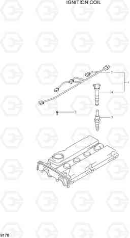 9170 IGNITION COIL 20L/25L/30L-7, Hyundai