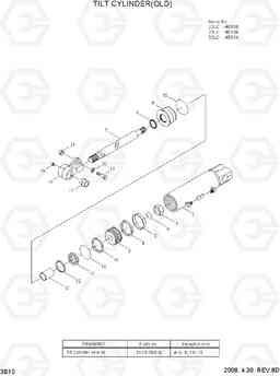 3B10 TILT CYLINDER(OLD) 20LC/25LC/30LC-7, Hyundai