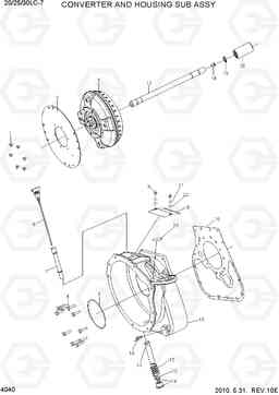 4040 CONVERTER & HOUSING SUB ASSY 20LC/25LC/30LC-7, Hyundai