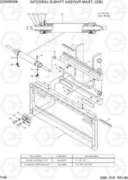 7146 INTEGRAL S-SHIFT ASSY(VF-MAST,32B) 22B/25B/30B/32B-7, Hyundai