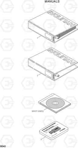 8040 MANUALS 22B/25B/30B/32B-7, Hyundai