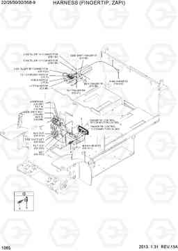 1065 HARNESS (FINGERTIP, ZAPI) 22/25/30/32/35B-9, Hyundai