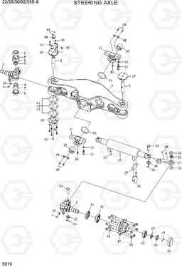 5010 STEERING AXLE 22/25/30/32/35B-9, Hyundai