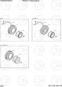 5025 FRONT TIRE (35B-9) 22/25/30/32/35B-9, Hyundai