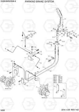 5050 PARKING BRAKE SYSTEM 22/25/30/32/35B-9, Hyundai